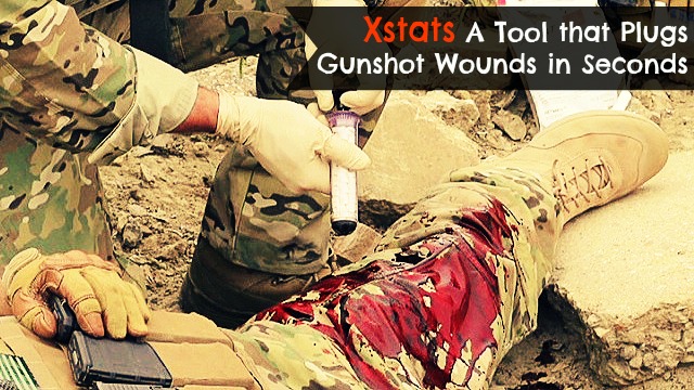 Xstats a Revolutionary new tool for Medics in saving lives in battlefields by using it to stop gunshot wounds in seconds