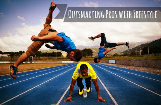 How to Outrun a Professional Sprinter by Outsmarting them with Freestyle