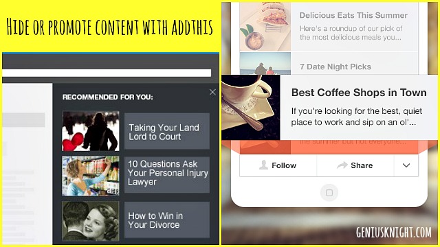 How to Hide or Promote Content in AddThis Recommendation Widgets