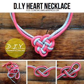 Make a Mothers Day Heart Necklace